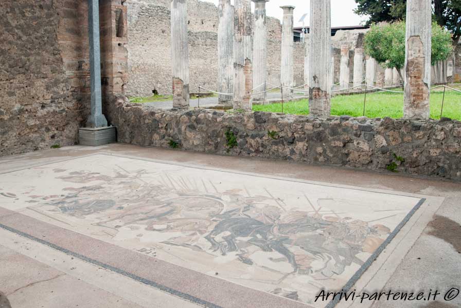 Mosaico della Battaglia di Isso presso la Casa del Fauno, Pompei