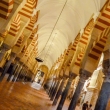 Interno della Grande Moschea di Cordova in Andalusia, Spagna