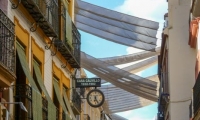 Per il centro storico di Siviglia in Andalusia, Spagna