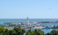 Porto di Malaga in Andalusia, Spagna