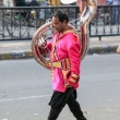 Musicista per le strade di Jaipur, in Rajasthan, India