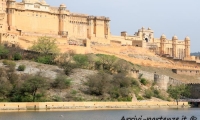 Amber Fort nei pressi di Jaipur, in rajasthan, India