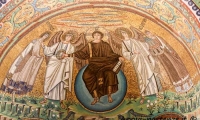 Mosaico del presbiterio presso la Basilica di San Vitale, Ravenna