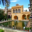 Presso l'Alhambra di Siviglia in Andalusia, Spagna