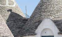 Particolare dei trulli ad Alberobello, Puglia