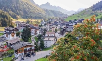 Vista panoramica di Arabba, Veneto
