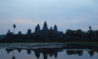 Angkor Wat all'alba, Cambogia