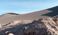 Dune di sabbia presso la Valle della Luna, Cile