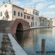 Ponte sul canale di Comacchio, Emilia Romagna