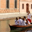 Turisti sulle barche di Comacchio, Emilia Romagna
