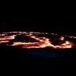 Zampilli di lava presso Erta Ale, Etiopia