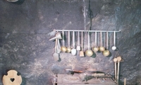 Antica cucina presso il Museo di Messner, Brunico