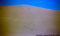 Dune di sabbia navigando sul Nilo, Egitto