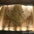 Mappa geografica all'interno del Museo del Mare Galata, Genova