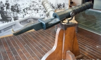 Arma da fuoco all'interno del Museo del Mare Galata, Genova