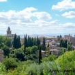 Vista dell'Alhambra di Granada in Andalusia, Spagna