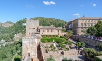 Alhambra di Granada in Andalusia, Spagna