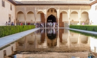 Patio de los Arrayanes di Granada in Andalusia, Spagna