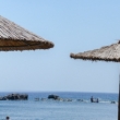 Ombrelloni in spiaggia a Kos, Grecia