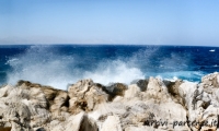 Lungo la costa di Kos, Grecia