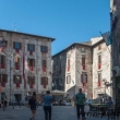 Edifici presso la Chiesa di San Domenico a Gubbio, Umbria