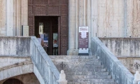 Ingresso del Palazzo dei Consoli, Gubbio