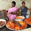 Venditrice di pesce, Mamallapuram