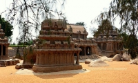 Five rathas,Nakula Sahadeva ratha, Mamallapuram