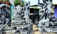 Negozi di scultori di granito, Mamallapuram