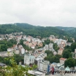 Vista di Karlovy Vary da Jelenì Skok, Repubblica Ceca