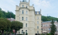 Antico edificio di Karlovy Vary, Repubblica Ceca