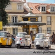 Tre tuk tuk per turisti a Lisbona, Portogallo
