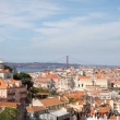 Vista di Lisbona dal Bairro Alto, Portogallo