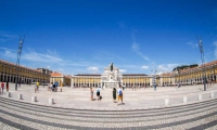 Praça do Comércio a Lisbona, Portogallo