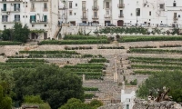 Vista panoramica di Locorotondo, Puglia
