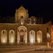 Vista notturna della Parrocchia San Giovanni Battista, Matera