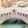 Ponte di Rialto a Venezia presso il Miniatur Wunderland di Amburgo, Germania