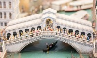 Ponte di Rialto a Venezia presso il Miniatur Wunderland di Amburgo, Germania