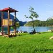 Parco giochi nei pressi del lago di Molveno, Trentino - Alto Adige