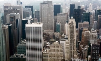 Vista aerea dei grattacieli, New York city