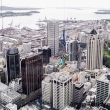 Vista di Auckland dalla Sky Tower a Auckland, Nuova Zelanda