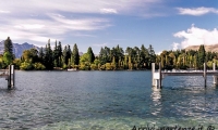 Lago Wakatipu nei pressi di Queenstown, Nuova Zelanda