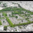 Vista del cimitero di Parigi dalla Torre Montparnasse