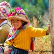 Bambini locale nei pressi di Cuzco, Perù