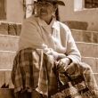 Donna locale nei pressi di Cuzco, Perù