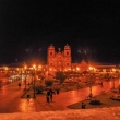 Plaza de Armas alla sera, Cuzco