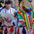 Ragazzi in maschera a Cuzco, Perù