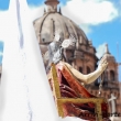 Statua di Gesù in processione a Cuzco, Perù