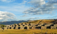 Sacsayhuaman nei pressi di Cuzco, Perù