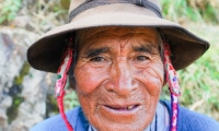 Uomo locale nei pressi di Cuzco, Perù